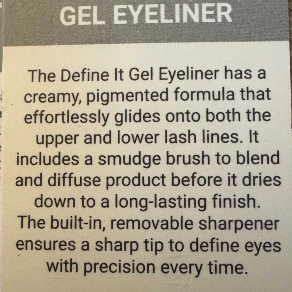 Kokie Define It Gel Eyeliner - Black Silk (2-pack)